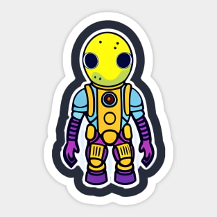 Space Alien Sticker